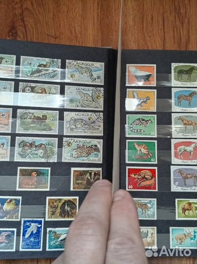 Альбом с марками СССР фауна флора