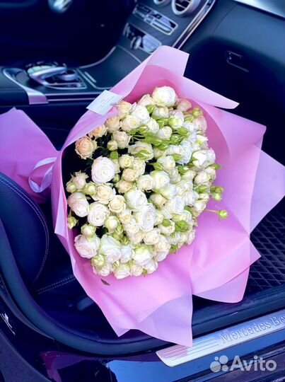 Кустовые пионовидные розы