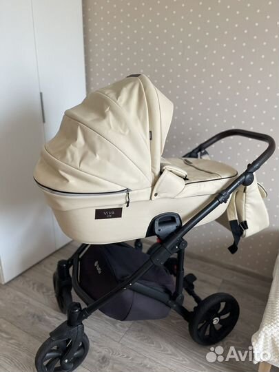 Коляска 2 в 1 tutis viva life эко-кожа