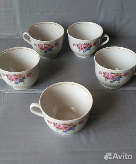 Чайные сервизы завода Пролетарий 1968-1973гг