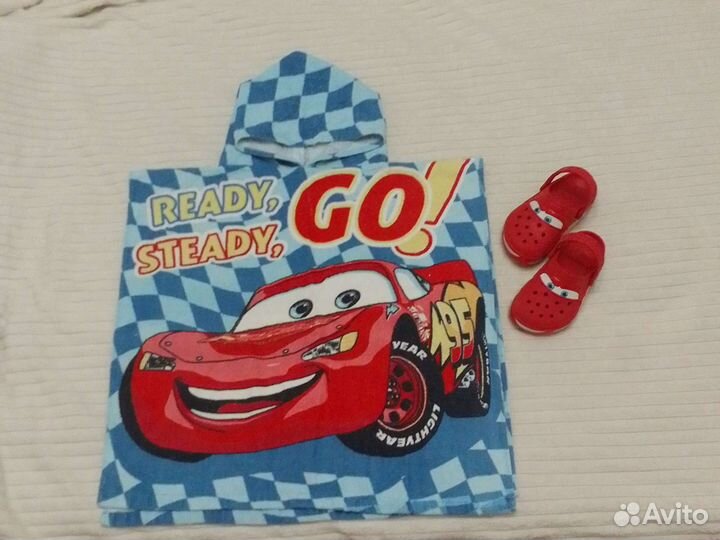 Полотенце+шлепки (стелька 17 см) + нарукавники