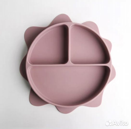 Силиконовая секционая тарелка