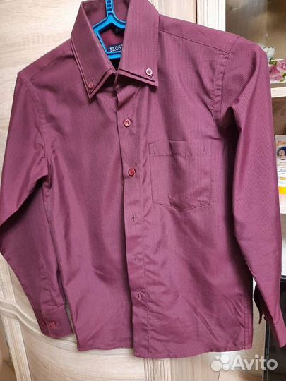 Рубашка детская для мальчиков в школу