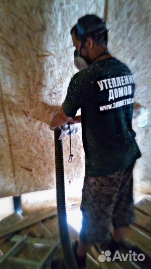 Эковата EcoFiber-утеплитель для мансард, стен,пола