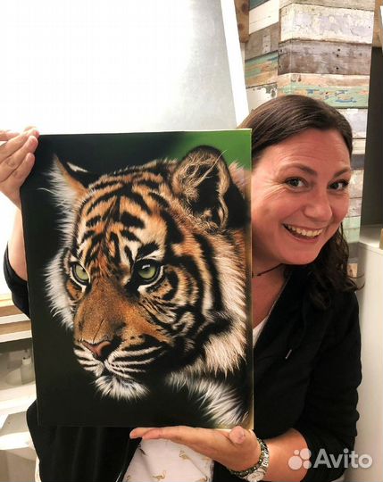 Портреты на холсте маслом ручная работа