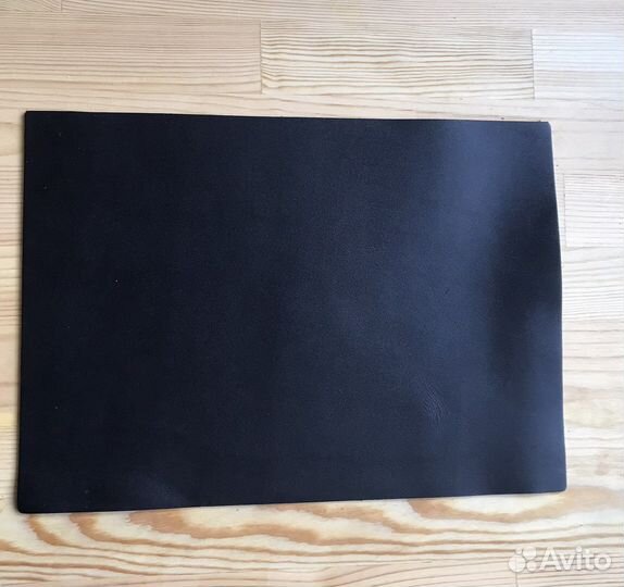 Кожа натуральная черная кожкуски