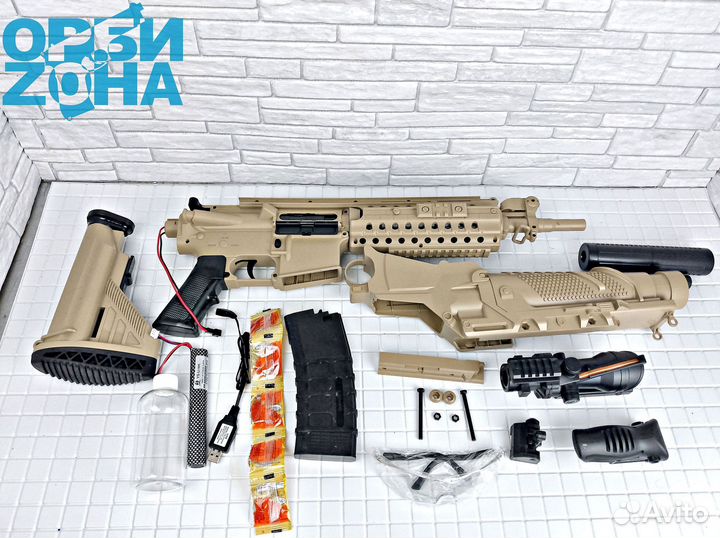 Детский гидробольный автомат M416D