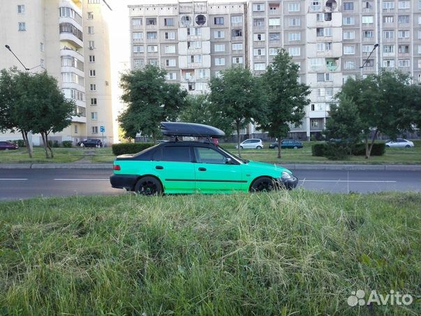 Автобокс на крышу Ветлан 400 л на Nissan Atleon