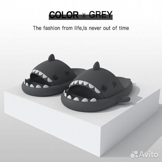 Тапочки Акула chikoku Shark Slippers