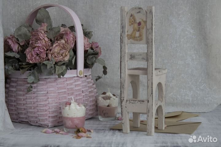 Кукольный стульчик Прованс