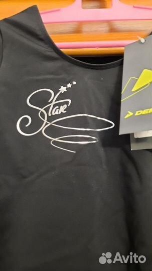 Купальник гимнастический детский чёрный