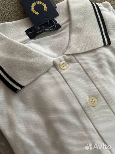 Polo Fred Perry белое