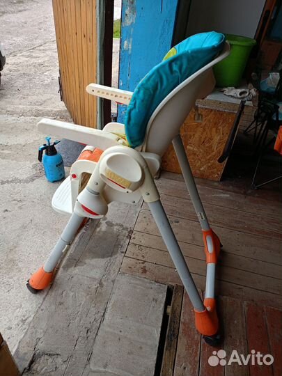 Стульчик для кормления chicco polly