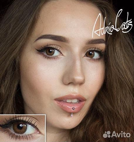 Цветные линзы карие