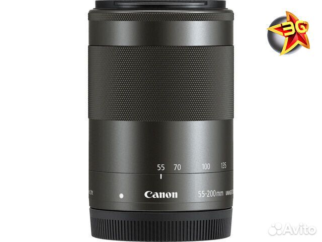 Объектив Canon EF-M 55-200mm f/4.5-6.3 IS STM Blac