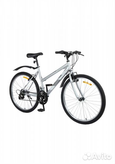 Велосипед 18 скоростей серо-белый