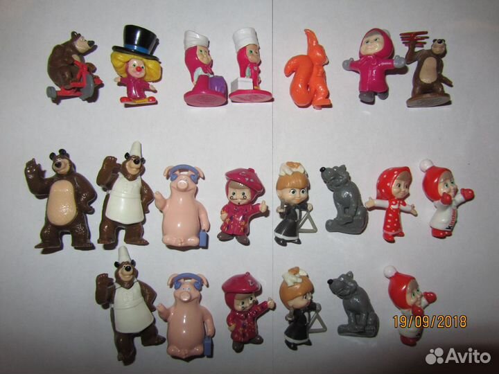 Маша и медведь из киндер-сюрприз