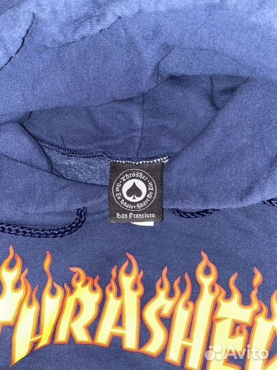 Худи thrasher flame logo