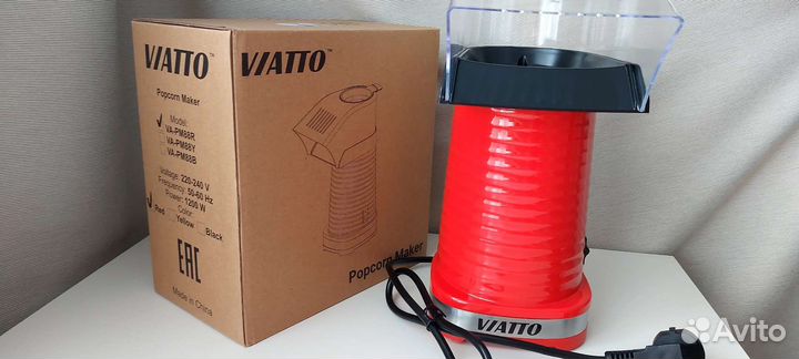 Новый аппарат для приготовления попкорна Viatto