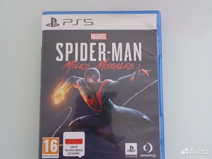 Диск Spider man Miles Morales PS5