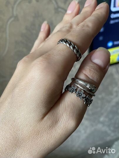 Серебряное кольцо