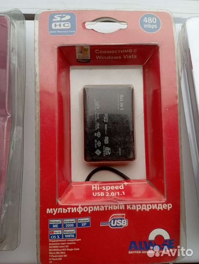 USB хаб+картридер