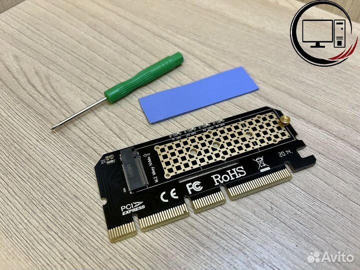 Переходник PCI-E - M.2 NVMe SSD