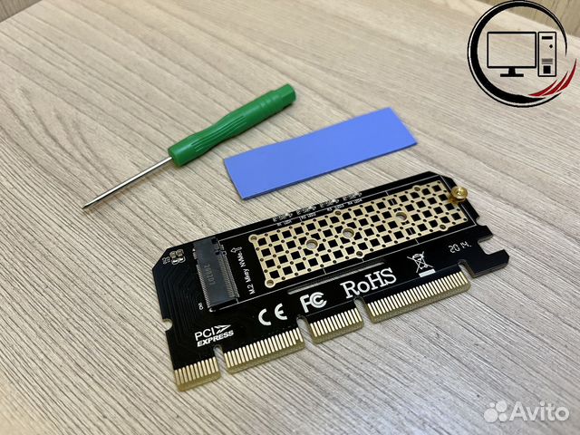 Переходник PCI-E - M.2 NVMe SSD