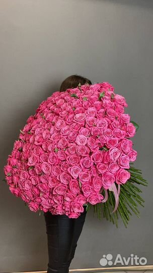 Букет из 301 свежей розы