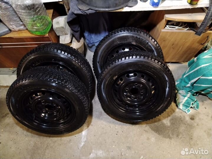 Колеса зимние шипованные в сборе R14 4*114*3