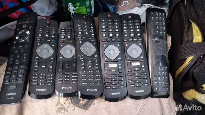 Оригинальные пульты на ЖК, смарт тв Phillips