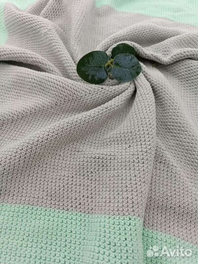 Плед детский вязаный ручная работа