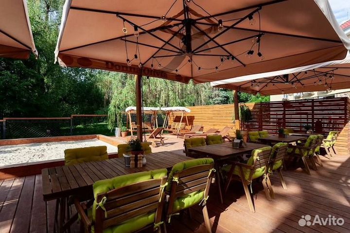 Зонты для дачи и сада на боковой опоре