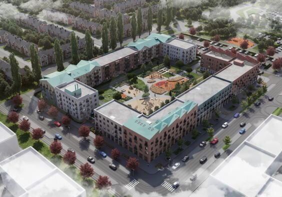 2-к. квартира, 54,1 м², 2/4 эт.