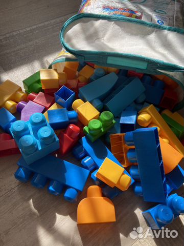 Конструктор игрушечный детский крупные детали
