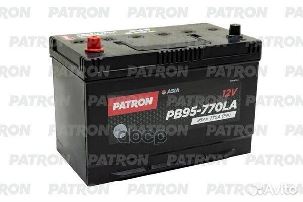 Аккумулятор patron asia 12V 95AH 770A (L+) B1 3
