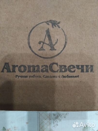 Ароматическая свеча ручной работы