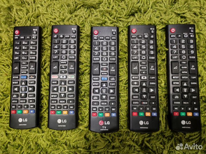 Пульты TV LG/Sony/Panasonic/Samsung/Thomson