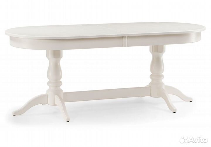 Стол деревянный Красидиано 190(250)х84х76 молочный