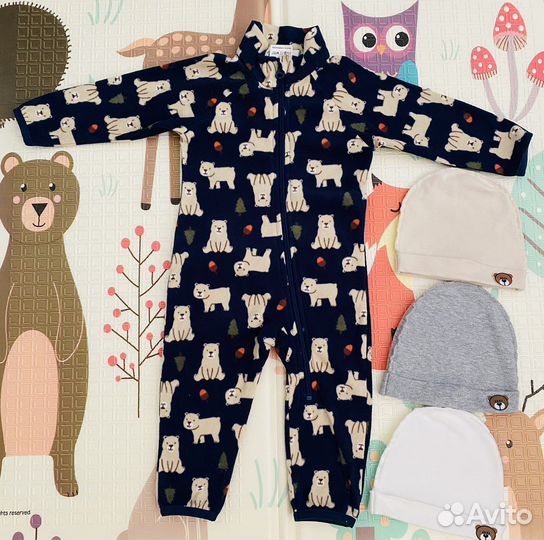 Флисовая поддева 68