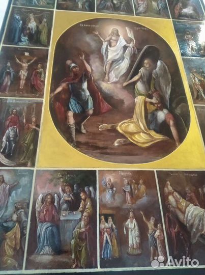 Икона храмовая 19 век (большая)