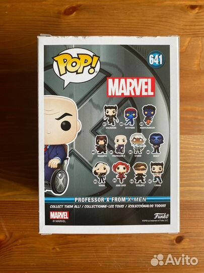 Funko pop marvel professor x 641 x-men