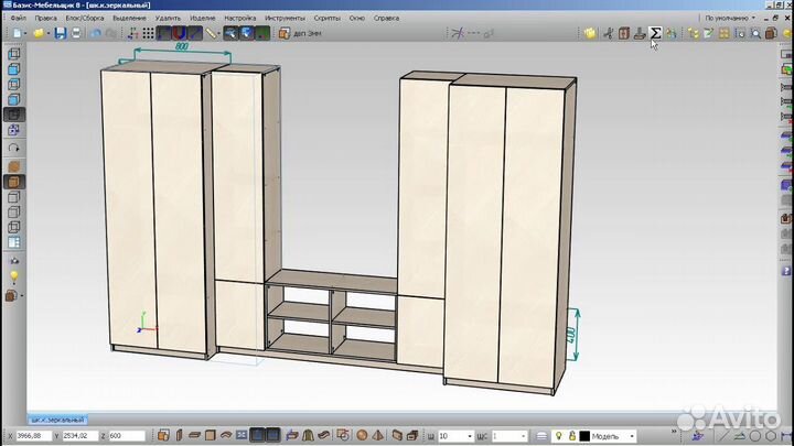 Проектировка мебели.Базис-мебельщик.Технолог.Кухни