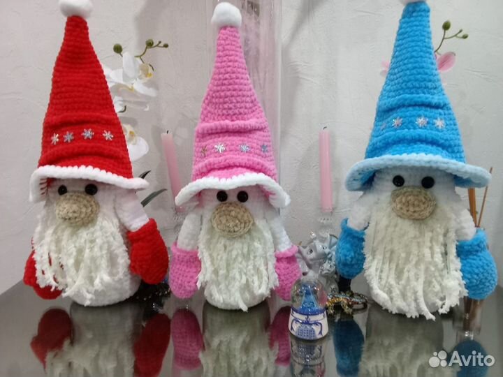 Чехол для шампанского.Дед мороз