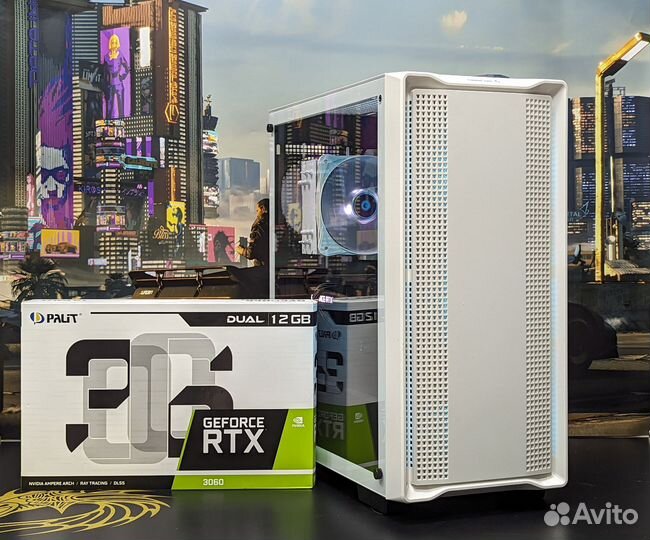 Игровой пк Intel i7 7700k / RTX 3060 /Z270/16gb
