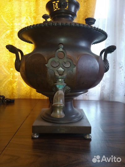 Самовар угольный старинный