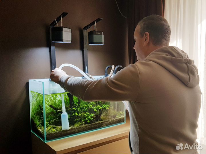 Чистка и обслуживание аквариумов