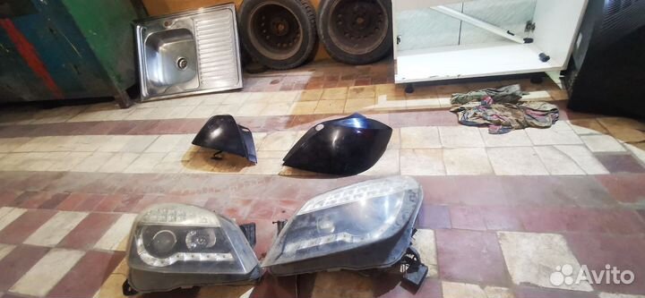 Фары Opel astra перед зад
