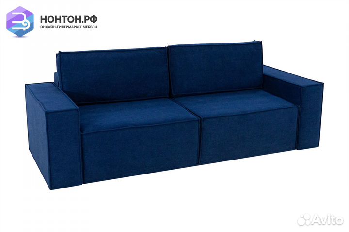 Диван еврокнижка Лофт синий