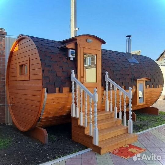 Баня бочка 6 м